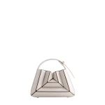 Mlouye Sera Mia - Dove Bag a Architectural Leather Handbag in White at  Luxury Handbags Luxury