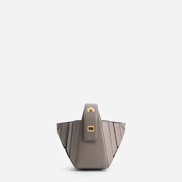 Mlouye Sera Mia - Earth Bag a Architectural Leather Handbag in Brown at  Luxury Handbags Luxury