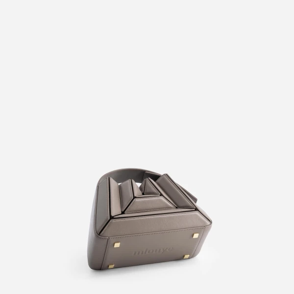 Mlouye Sera Mia - Earth Bag a Architectural Leather Handbag in Brown at  Luxury Handbags Luxury