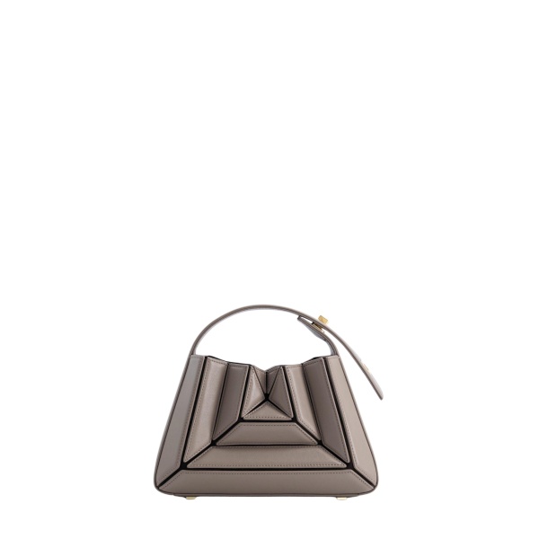 Mlouye Sera Mia - Earth Bag a Architectural Leather Handbag in Brown at  Luxury Handbags Luxury