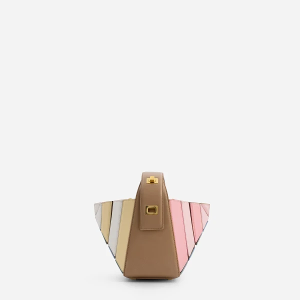 Mlouye Sera Mia - Gummy Bag a Architectural Leather Handbag in Multicolour at  Luxury Handbags Luxury