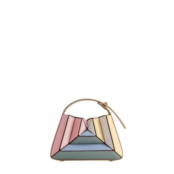 Mlouye Sera Mia - Gummy Bag a Architectural Leather Handbag in Multicolour at  Luxury Handbags Luxury