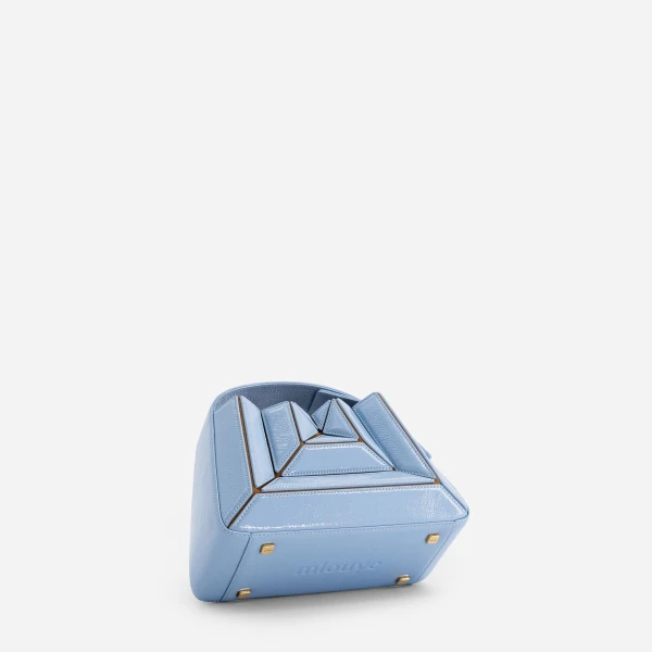 Mlouye Sera Mia - Mermaid Blue Bag a Architectural Leather Handbag in Blue at  Luxury Handbags Luxury