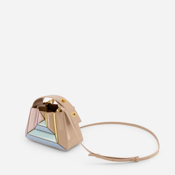 Mlouye Sera Mia - Mermaid Multicolor Bag a Architectural Leather Handbag in Multicolour at  Luxury Handbags Luxury