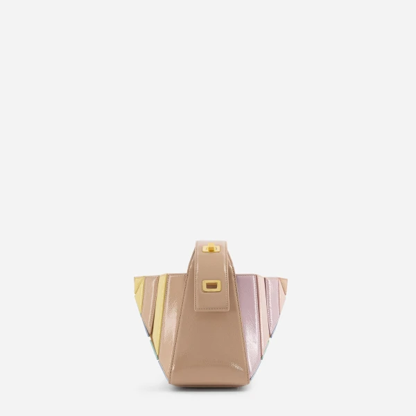 Mlouye Sera Mia - Mermaid Multicolor Bag a Architectural Leather Handbag in Multicolour at  Luxury Handbags Luxury