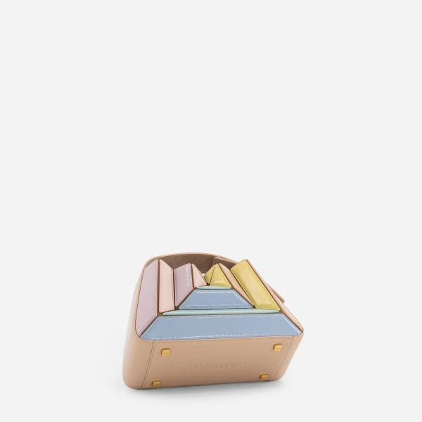 Mlouye Sera Mia - Mermaid Multicolor Bag a Architectural Leather Handbag in Multicolour at  Luxury Handbags Luxury