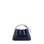 Mlouye Sera Mia - Naplak Navy Bag a Architectural Leather Handbag in Blue at  Luxury Handbags Luxury