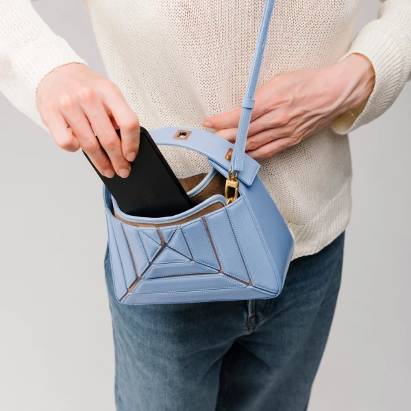 Mlouye Sera Mia - Gummy Bag a Architectural Leather Handbag in Multicolour at  Luxury Handbags Luxury
