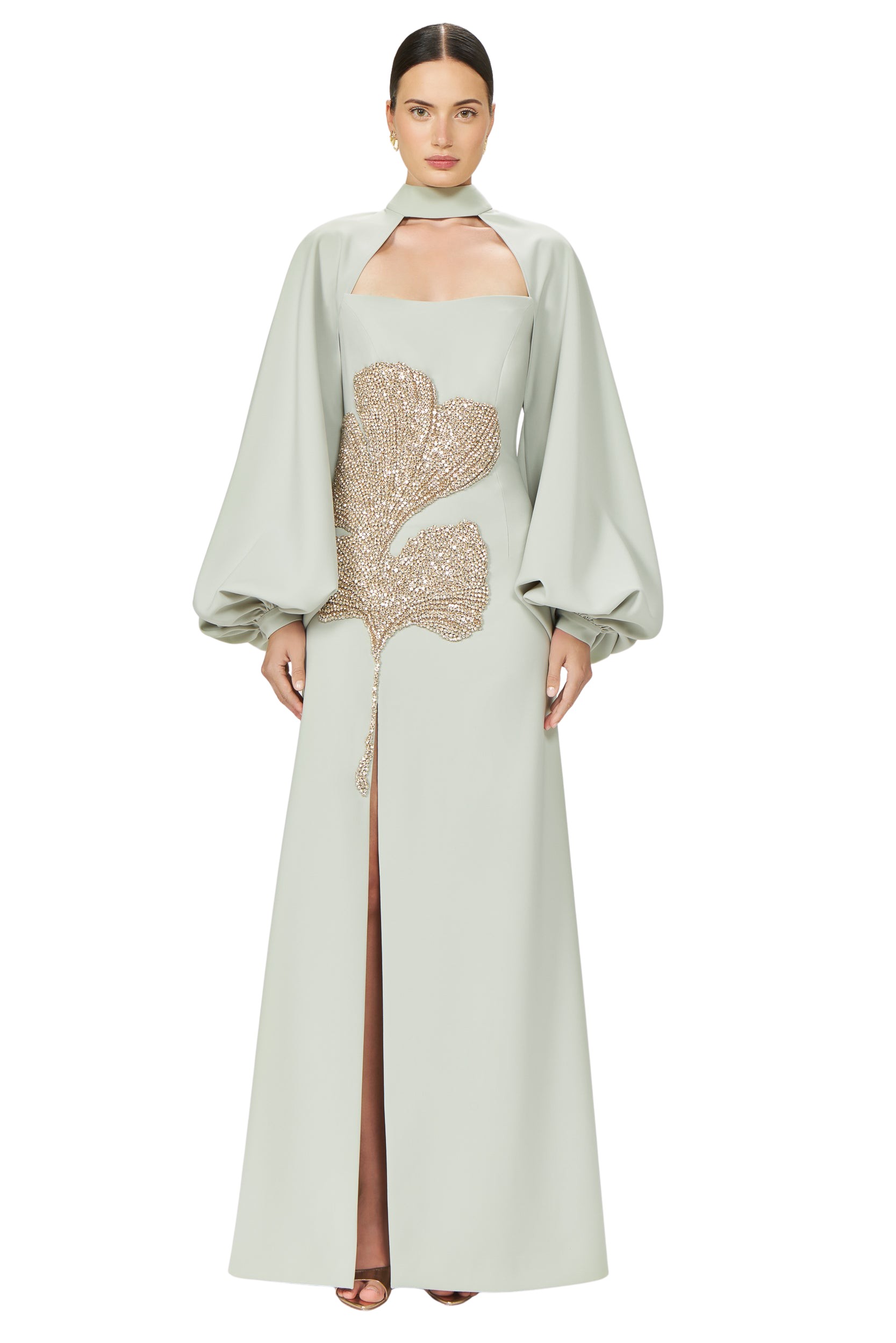 Costarellos Adair Crepe Bolero Top