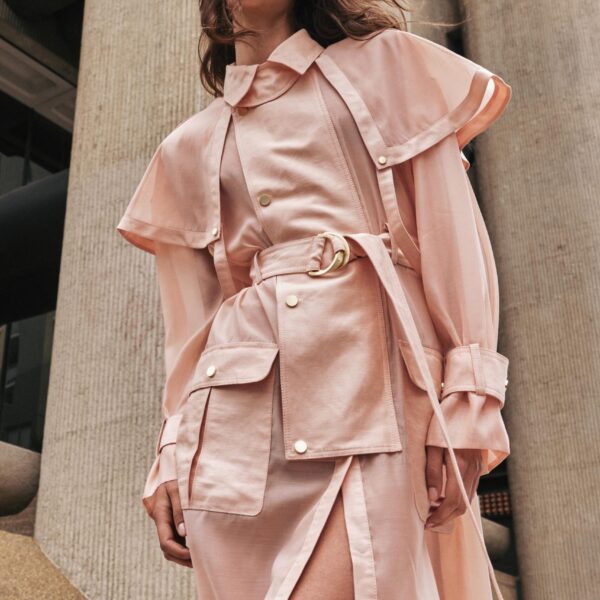 Aje Capture Trench Coat, view 2