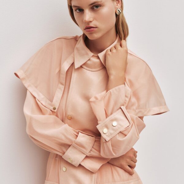 Aje Capture Trench Coat, view 5