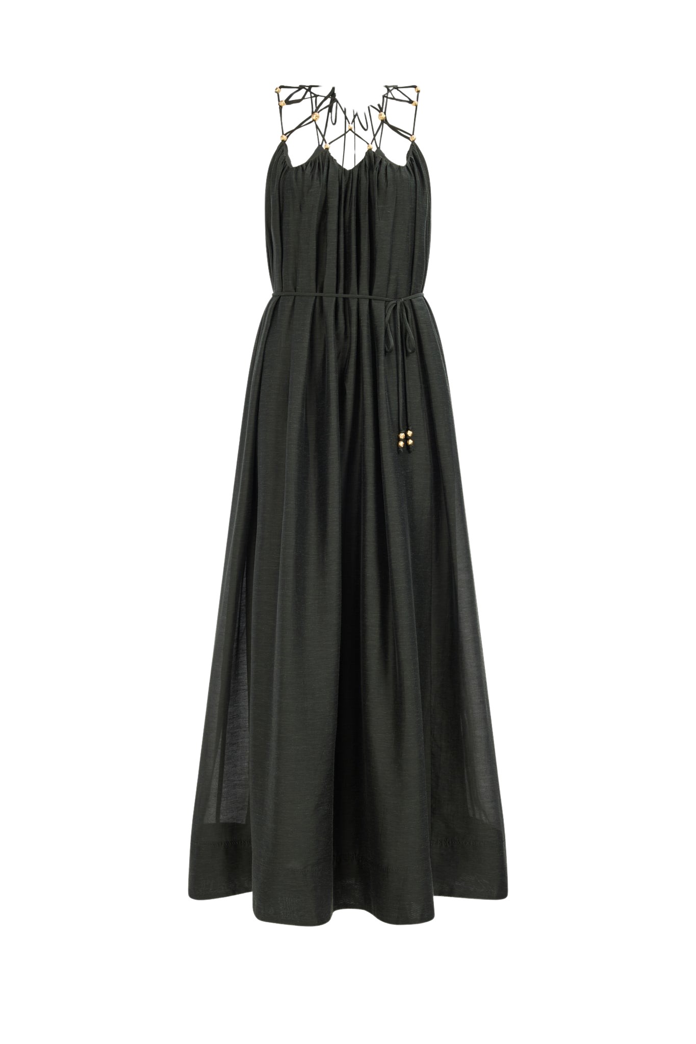 Aje-aus-Dresses-Della-Beaded-Dress39683_nobg Aje Green Dresses
