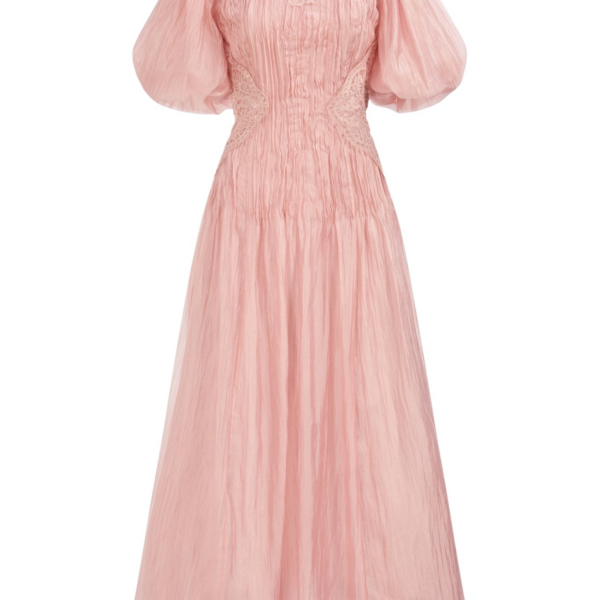 Aje Ophelia Lace Midi Dress
