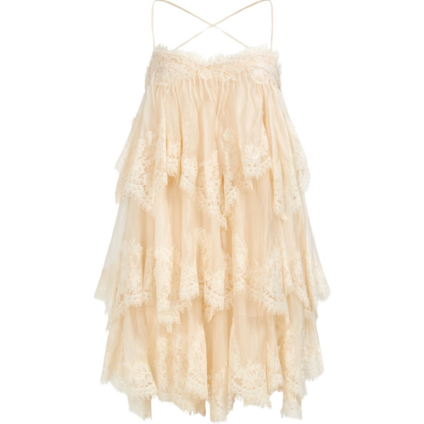 Aje Ophelia Lace Mini Dress