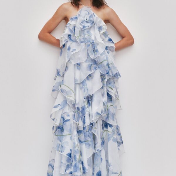 Aje Pandorea Layered Maxi Dress, view 2