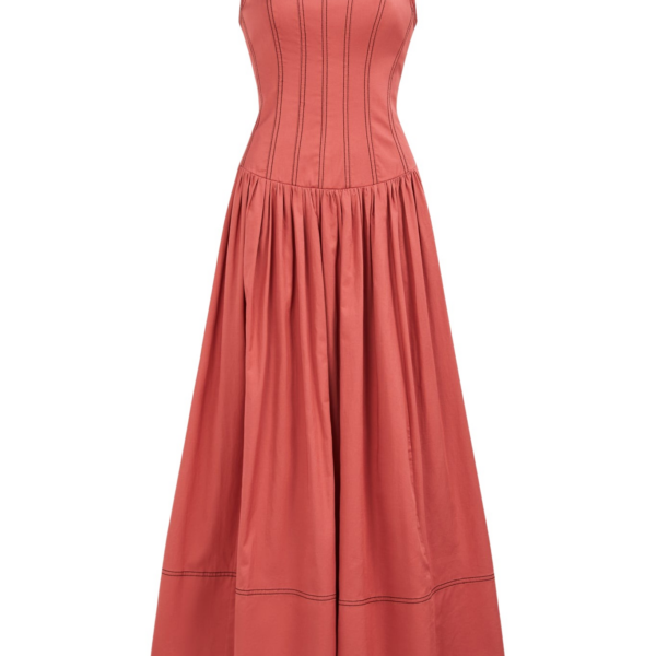 Aje Parallel Midi Dress