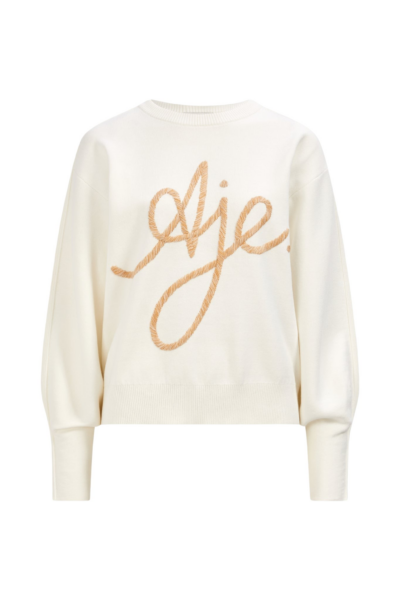 Aje Ivory Knitwear
