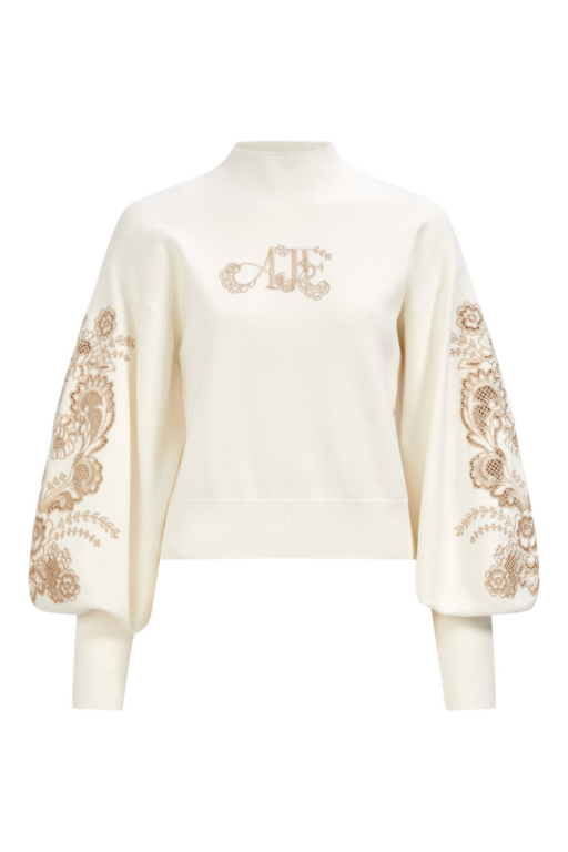 Aje Ivory Knitwear