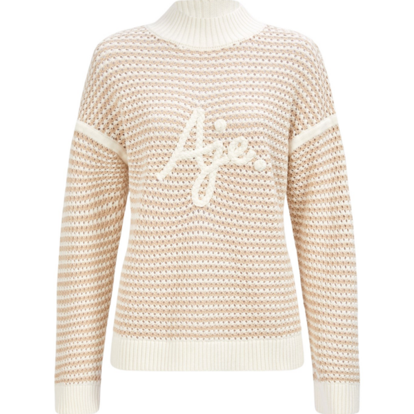 Aje Luciana Logo Knit Jumper