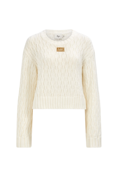 Aje Ivory Knitwear