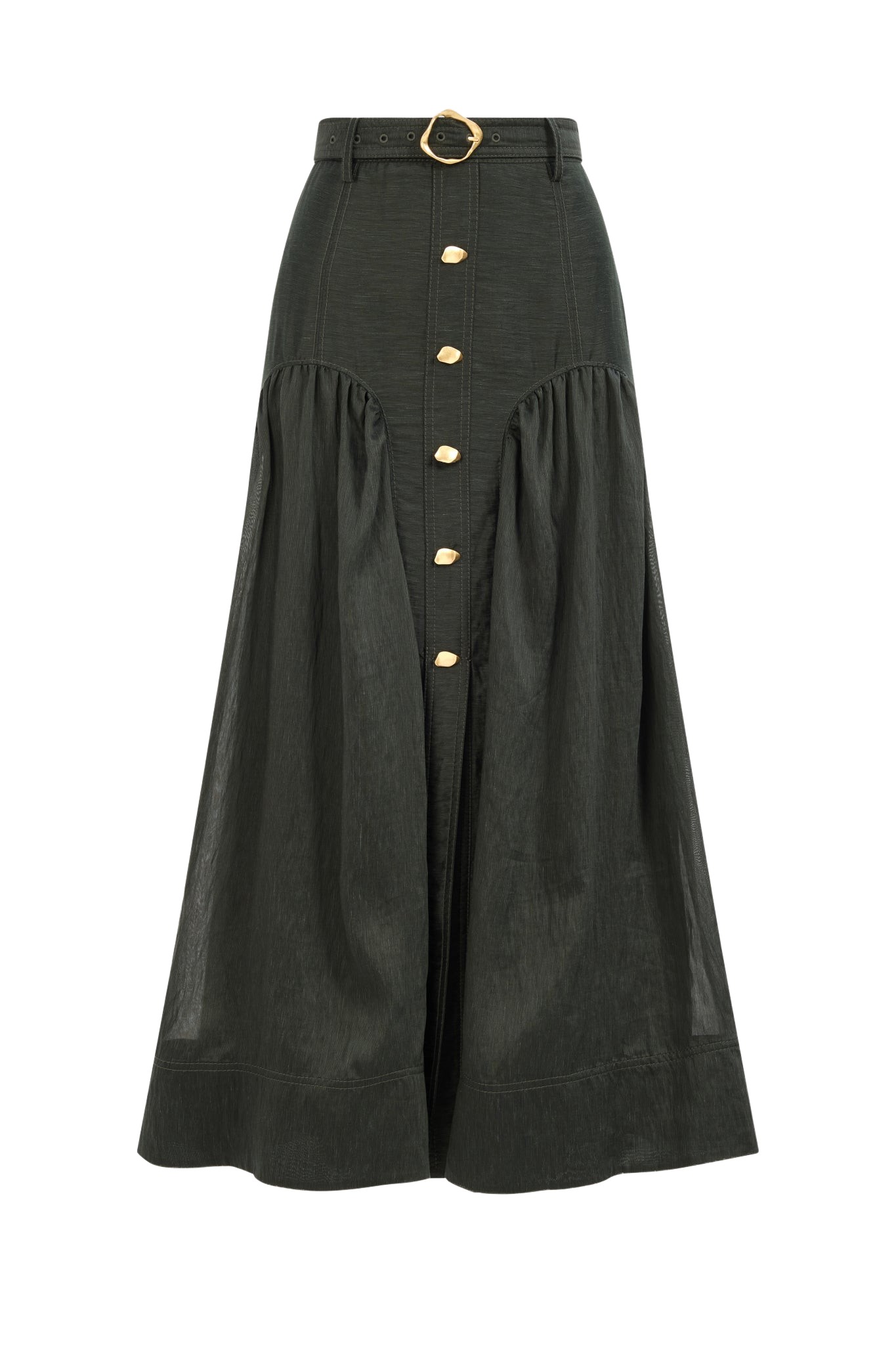 Aje-aus-Skirts-Colide-Midi-Skirt27853_nobg Aje Green Skirts