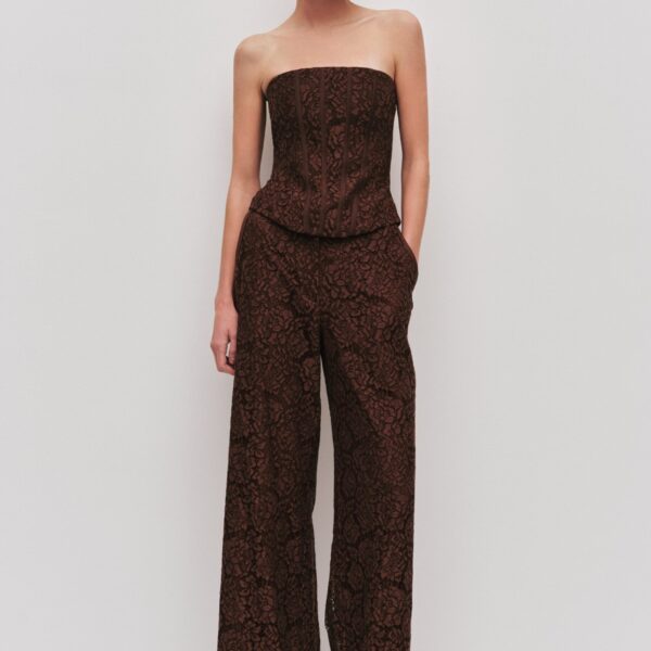 Aje Mystic Lace Bustier Top, view 2
