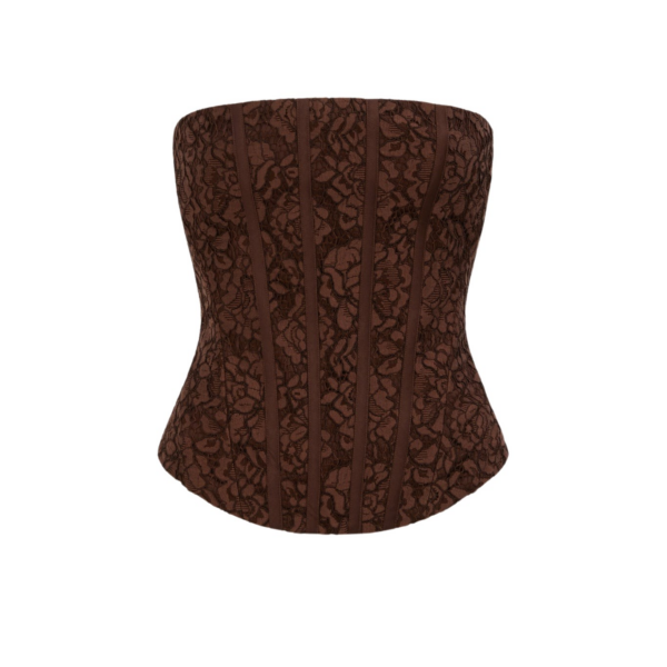Aje Mystic Lace Bustier Top
