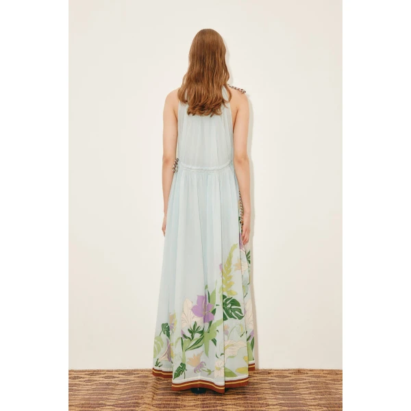 Alemais Alfie Sleeveless Midi Dress  Sustainable Dresses with Alemais print -  Luxury Handbags Australian Designer