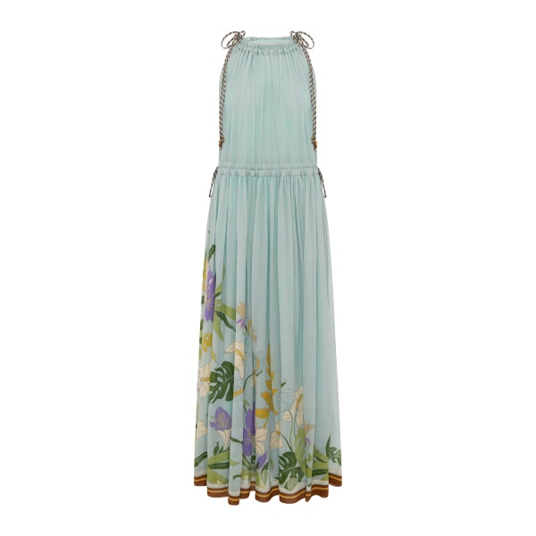 Alemais Alfie Sleeveless Midi Dress  Sustainable Dresses with Alemais print -  Luxury Handbags Australian Designer