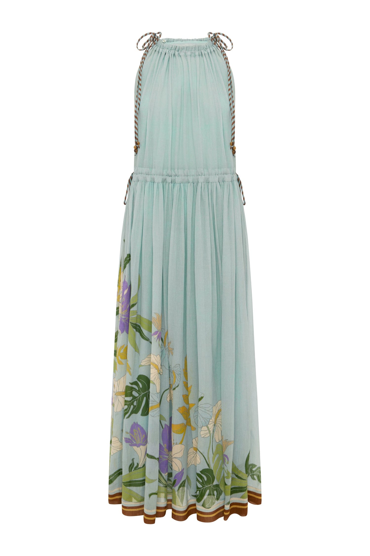 Alemais Alfie Sleeveless Midi Dress  Sustainable Dresses with Alemais print -  Luxury Handbags Australian Designer
