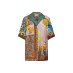 Alemais Arnie Silk Shirt  Sustainable Tops with Alemais print -  Luxury Handbags Australian Designer