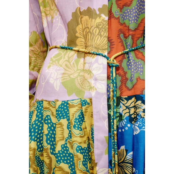 Alemais Arnie Spliced Shirtdress  Sustainable Dresses with Alemais print -  Luxury Handbags Australian Designer