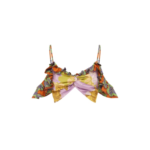 Alemais Arnie Top  Sustainable Tops with Alemais print -  Luxury Handbags Australian Designer