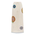 Alemais Elma Cream Skirt  Sustainable Skirts with Alemais print -  Luxury Handbags Australian Designer