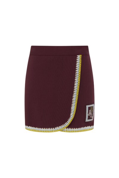 Alemais Jasper Knit Skirt  Sustainable Skirts with Alemais print -  Luxury Handbags Australian Designer