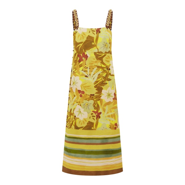 Alemais Maxi Midi Dress  Sustainable Dresses with Alemais print -  Luxury Handbags Australian Designer