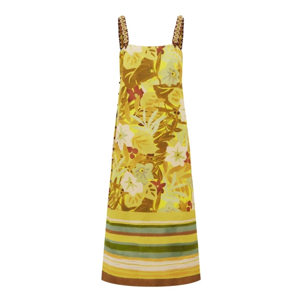 Alemais Maxi Midi Dress  Sustainable Dresses with Alemais print -  Luxury Handbags Australian Designer
