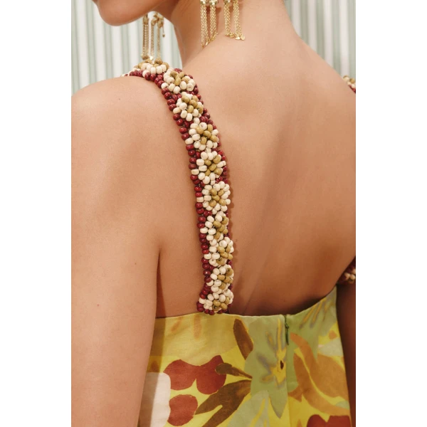 Alemais Maxi Mini Dress  Sustainable Dresses with Alemais print -  Luxury Handbags Australian Designer