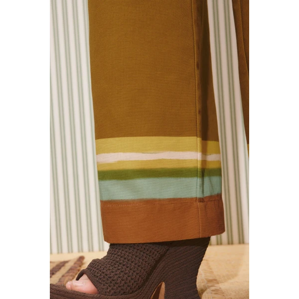 Alemais Maxi Pant  Sustainable Pants with Alemais print -  Luxury Handbags Australian Designer