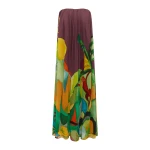 Alemais Mokshini Silk Gown  Sustainable Dresses with Alemais print -  Luxury Handbags Australian Designer