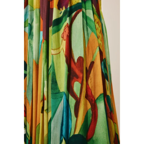 Alemais Mokshini Silk Gown  Sustainable Dresses with Alemais print -  Luxury Handbags Australian Designer