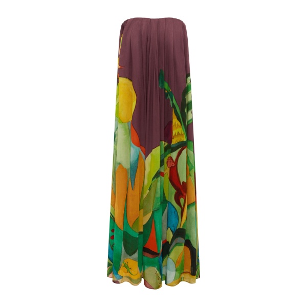Alemais Mokshini Silk Gown  Sustainable Dresses with Alemais print -  Luxury Handbags Australian Designer