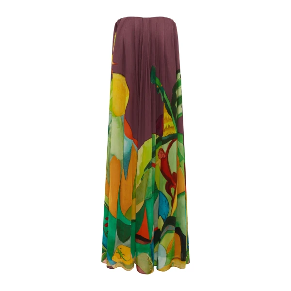 Alemais Mokshini Silk Gown  Sustainable Dresses with Alemais print -  Luxury Handbags Australian Designer