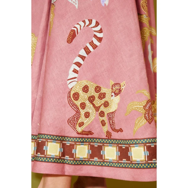 Alemais Zuri Ballet Sundress  Sustainable Dresses with Alemais print -  Luxury Handbags Australian Designer
