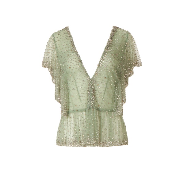 Costarellos Tops - Romantic Greek Lace - Shop at Luxury Shoes 
