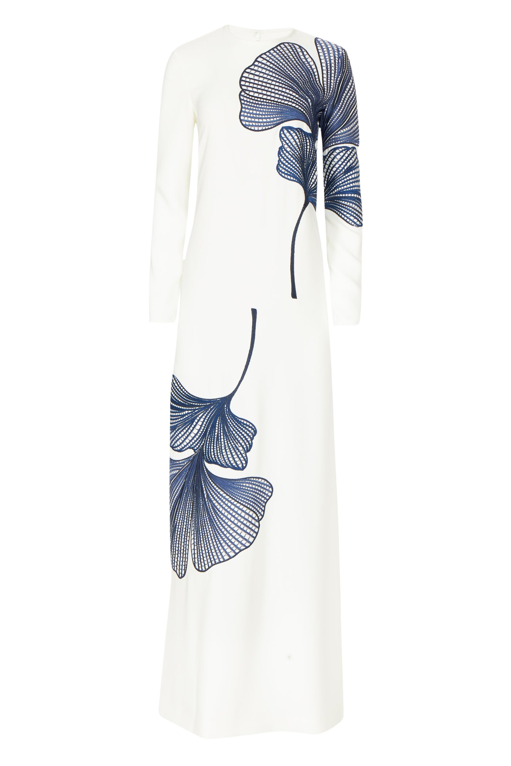 Costarellos Austie Crepe Column Gown