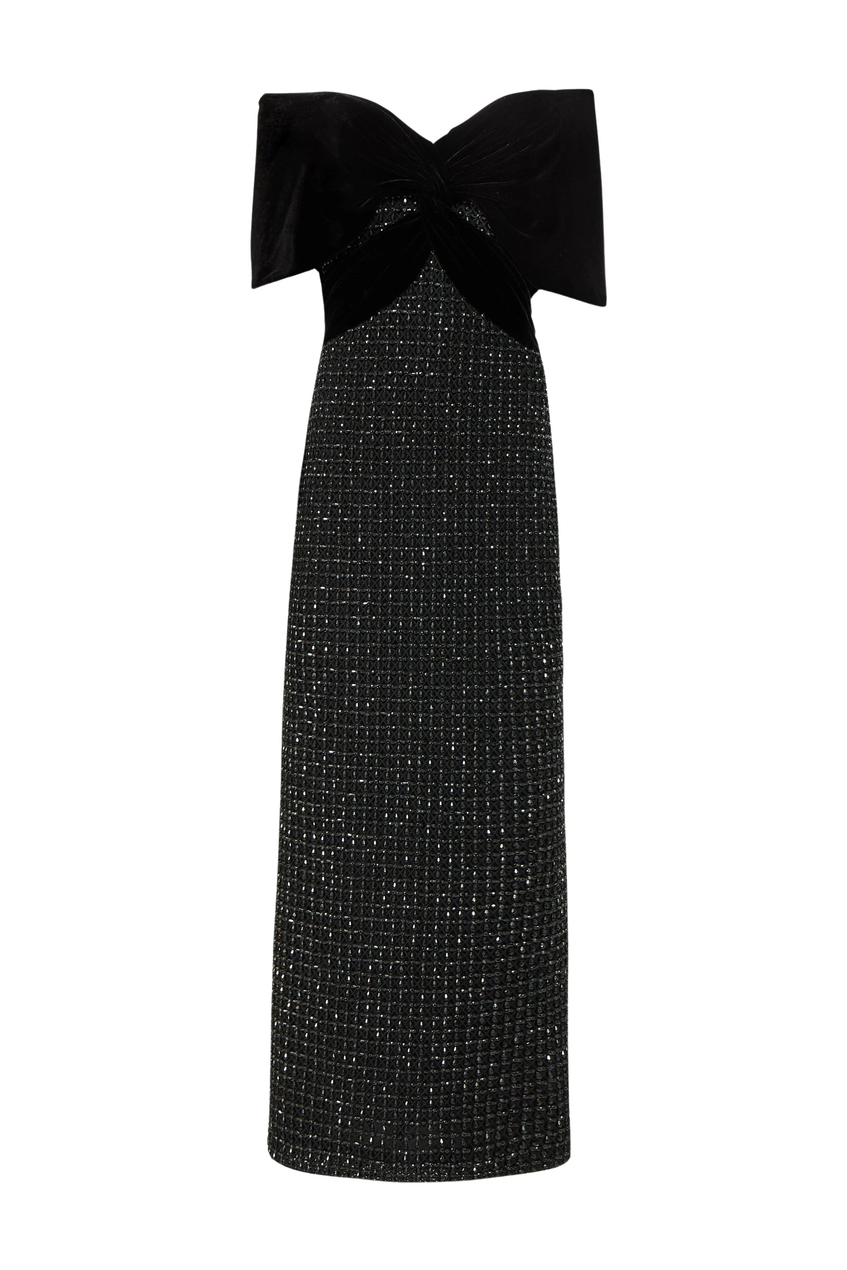 Avery-Beaded-Column-Dress-Costarellos-Dresses18089_nobg Costarellos Dresses - Romantic Greek Lace - Shop at Luxury Shoes