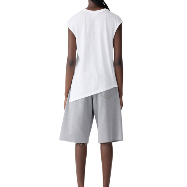 Bassike Asymmetric Crew Neck Tank Top, view 7