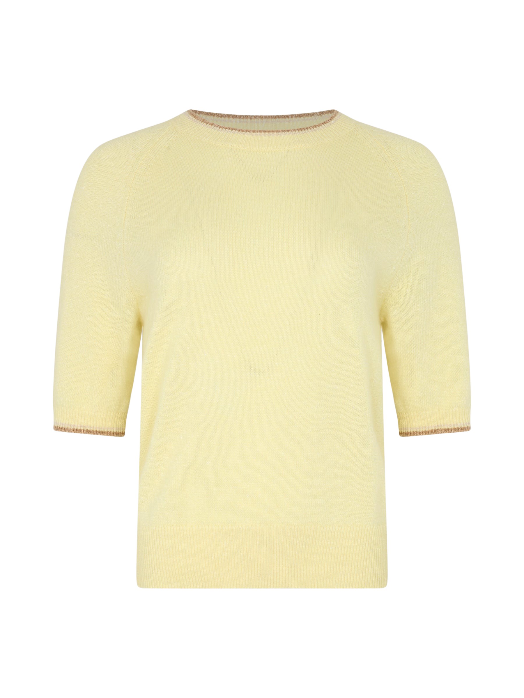 Bassike Cashmere Linen Crew Knit