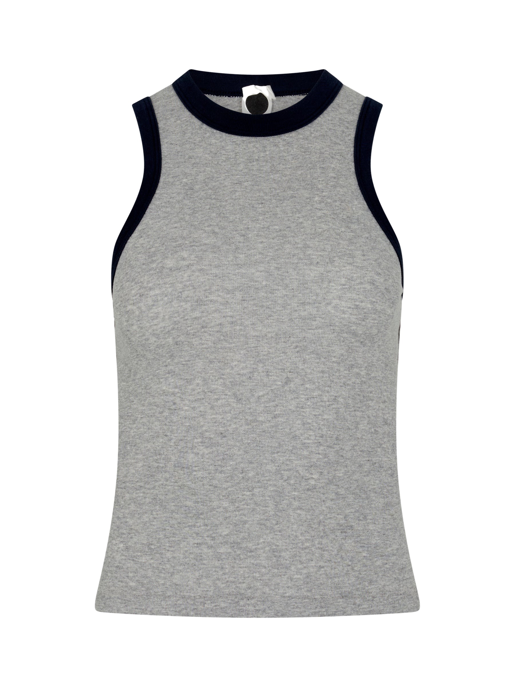 Bassike Contrast Seam Detail Tank Top